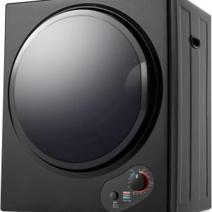 Electric Portable Clothes Dryer, Front Load Laundry Dryer for Apartments, Dormitory and RVs with Easy Knob Control, Wall Mount Kit Included