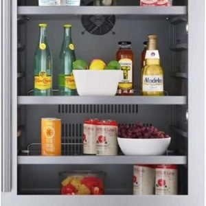 Avallon ABR242SGRH 24 Inch Wide 140 Can Energy Efficient Beverage Center with LED Lighting, Double Pane Glass, Touch Control Panel and Right Swing Door