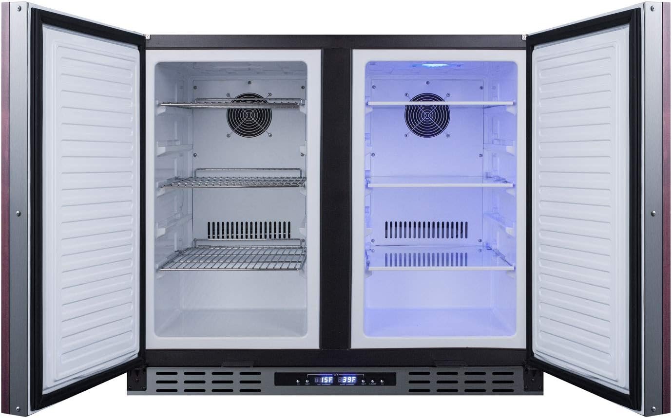 Summit FFRF36IFADA Summit FFRF36ADA 36 Inch Wide 5.8 Cu. Ft. Capacity Side-By-Side Refrigerator-Freezer Combo - ADA Compliant - Image 2
