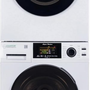 Equator Power Touch 18 lbs Compact 110V Washer +220V Vented Digital 4cf Dryer