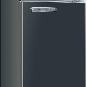Hamilton Beach HBF1050-BLACK Retro Top Freezer Apartment Size Refrigerator, Black, 10 cu ft