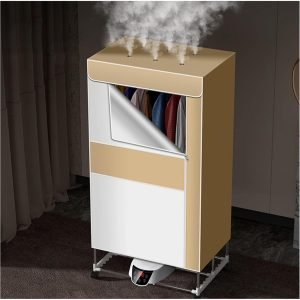 Electric Clothes Dryer, Electric Clothes Airer With Cover, Remote Control Overheat Protection Heated Drying Rack, Foldable Saving Time Clothes Airer Indoor Folding Wet Weather The New