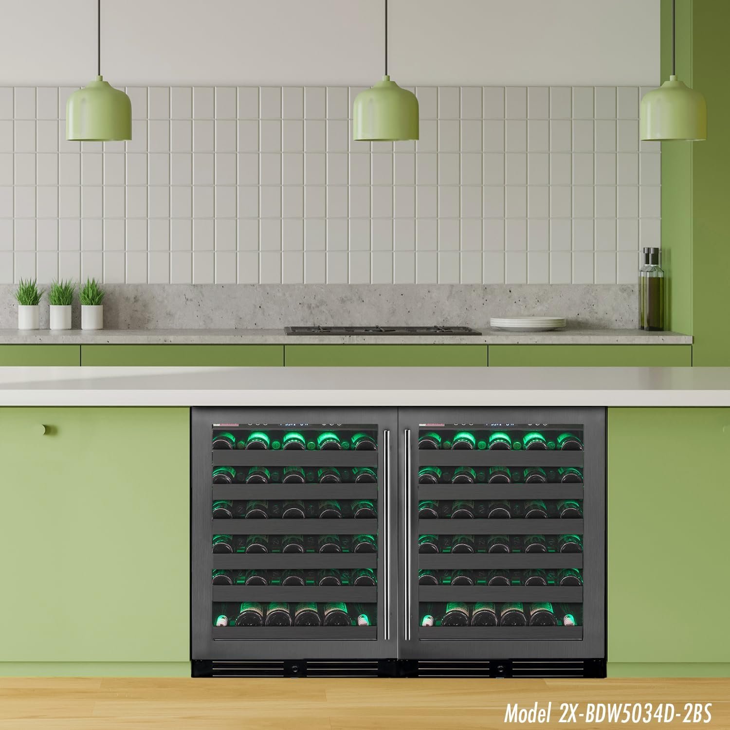 Allavino 2X-BDW5034S-1BS Wine Refrigerator, 2 Zone, French Door (2 Units) - Image 8