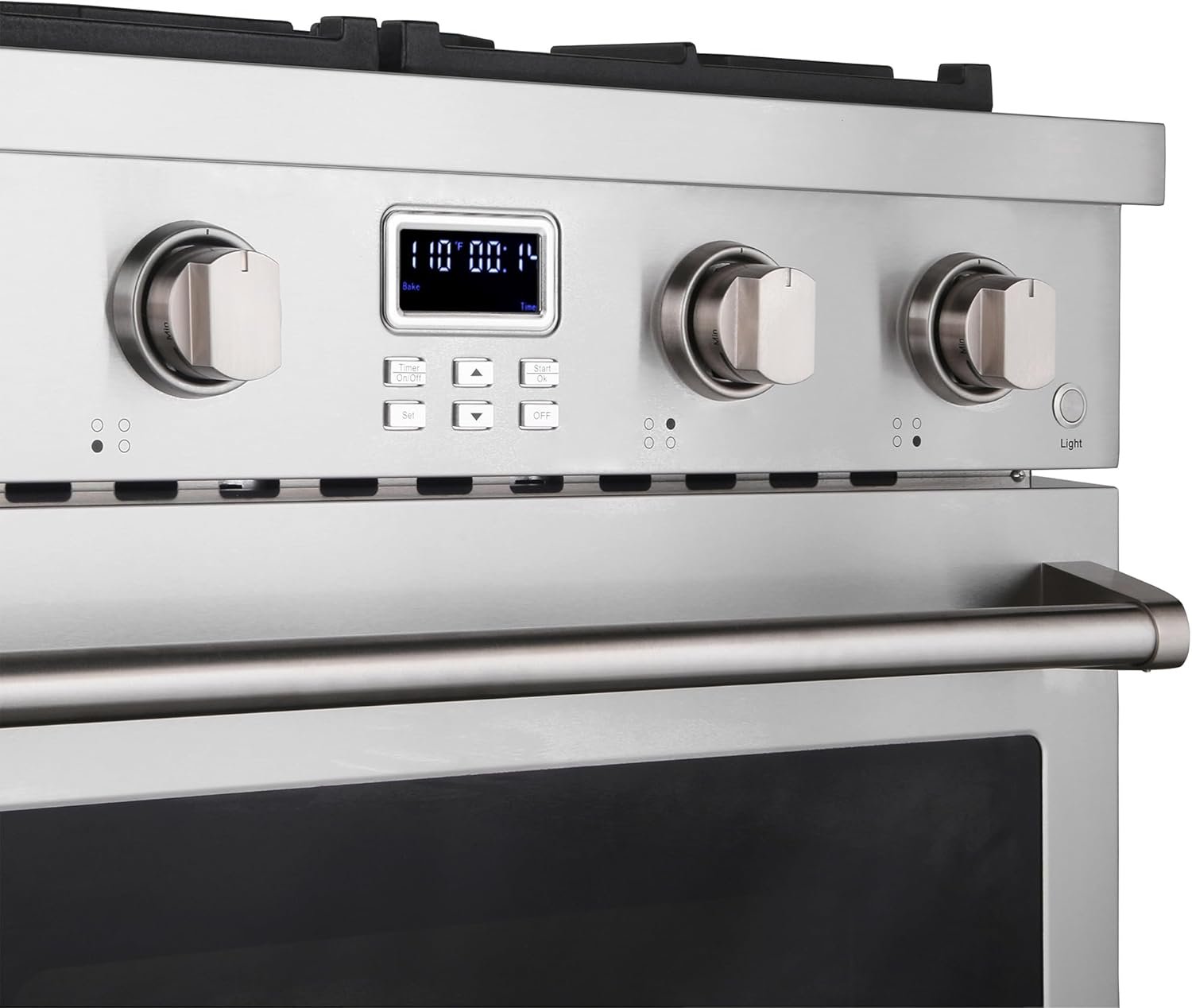 COSMO COS-GRC304KB 30 in. Lumin Collection 4.8 cu. ft Range with 4 Sealed Gas Burners and Convection Oven in Stainless Steel - Image 9