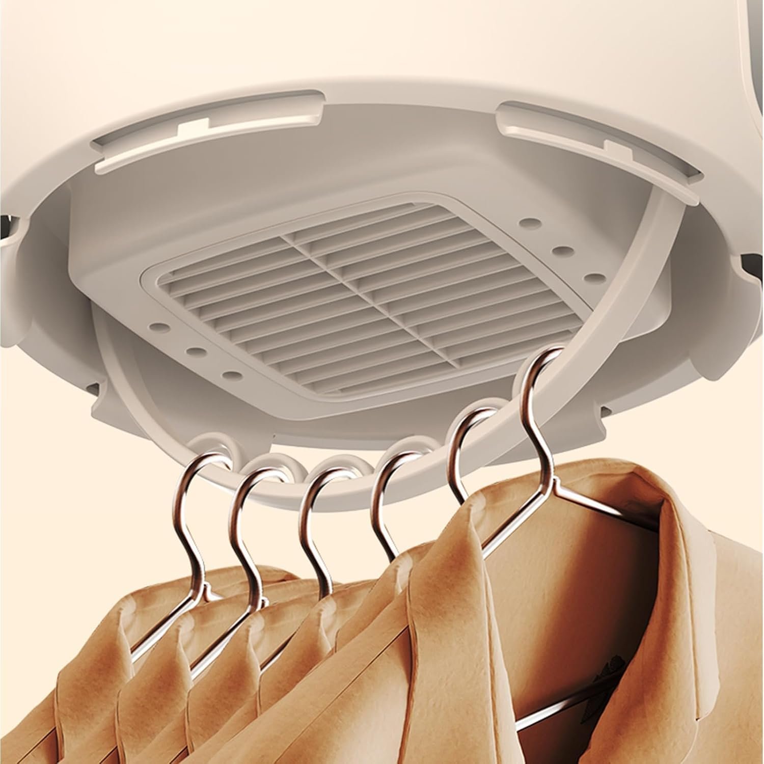 Portable Dryer, Electric Clothes Dryer for Apartments Home Travel RVs, Compact Foldable Mini Dryer with Dryer Bag, for Light Clothes, Underwear, Baby Clothes(White) - Image 3