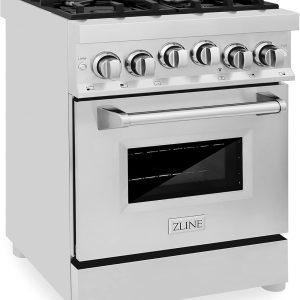 ZLINE 24" 2.8 cu. ft. Range with Gas Stove and Gas Oven in Stainless Steel (RG24)