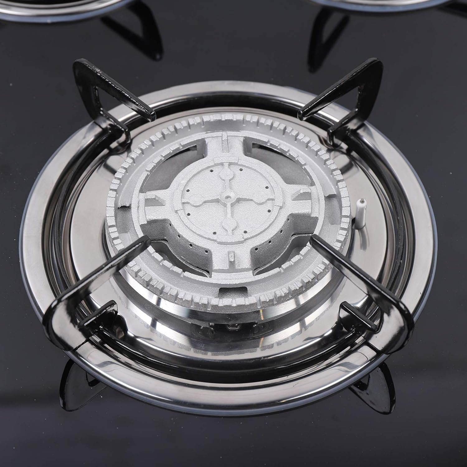 Gas Cooktop 30 Inch Gas Stove Cooktop Stove Burner Tempered Glass Built in 5 Burners Gas Hob Grate Stovetop LPG/NG Convertible (Style 1) - Image 5