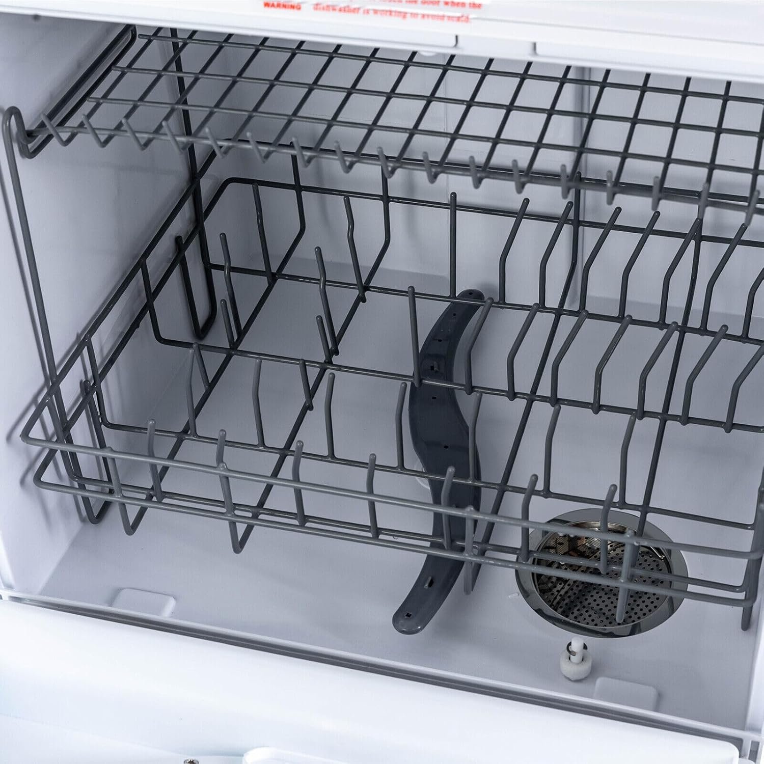 Xuthusman 900W 8 Sets Countertop Dishwasher with 7L Built-in Water Tank Dual Spray Dish Washing Machine 5 Washing Programs Deep Cleaning Air Drying - Image 8