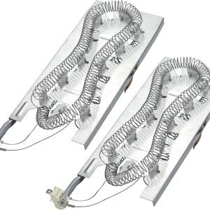 WP3387747 W11344457 Dryer Heating Element 2 Pack- for Whirlpool Ma.ytag Kenmore -Replaces 3387747 PS11741416 W11344457 AP6008281 8527865 AP2947033 PS344597 W11045584