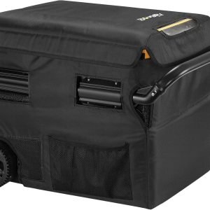 BougeRV 48 Quart Insulated Protective Cover, 12 Volt Portable Refrigerator Cover for BougeRV CR45/CRD45 Fridge, Portable Refrigerator Bag for Dual Zone Refrigerator (Refrigerator NOT Included)